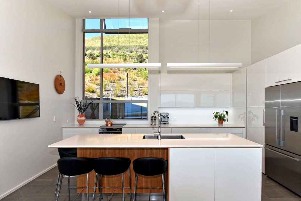 Kitchen viewed from dining