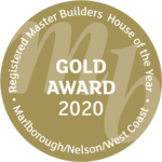 2020 Master Builders House of the Year Gold award for Renovations Nelson Marlborough & the West Coast Badge